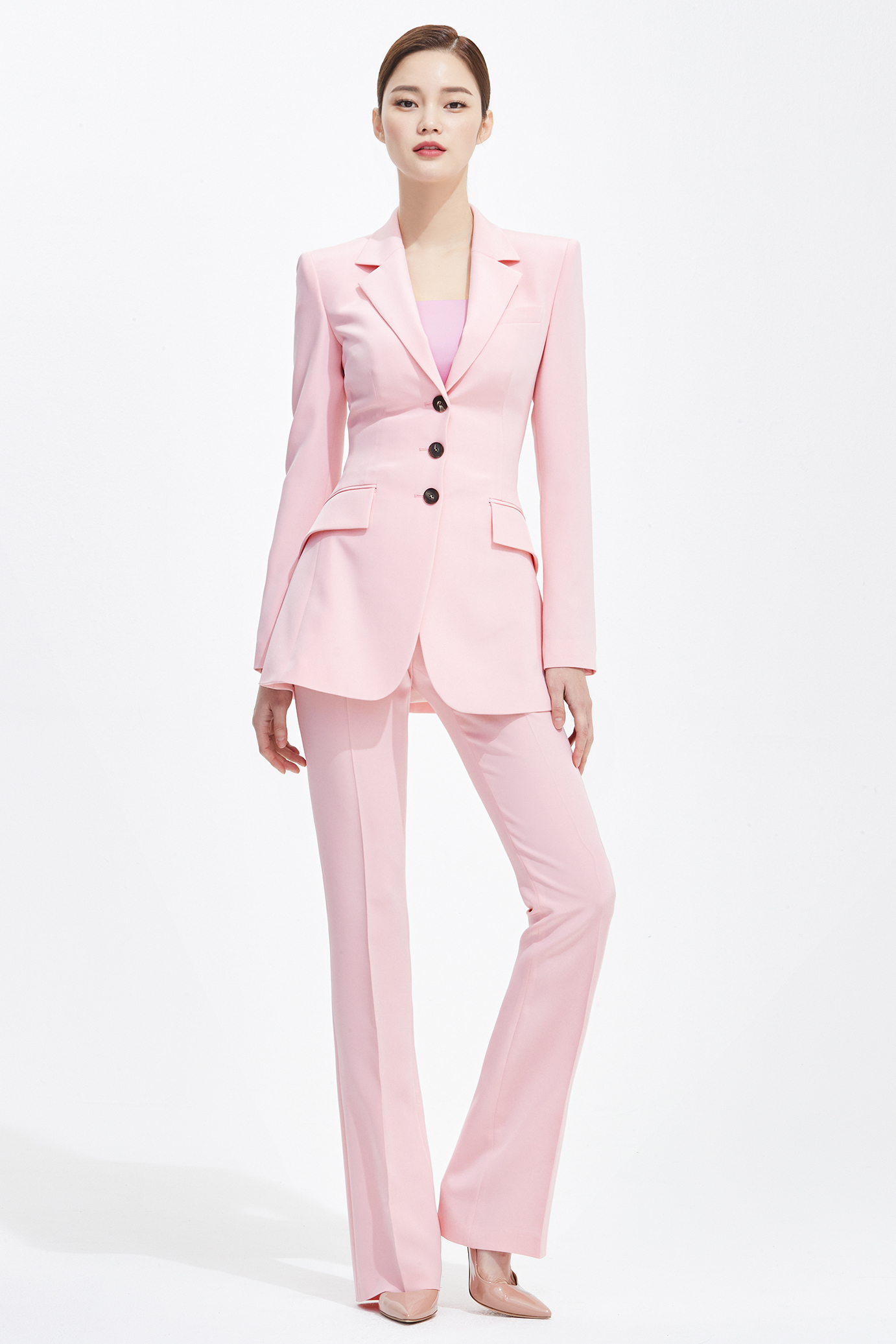 Baby Pink Formal Pant Suit – ShObO
